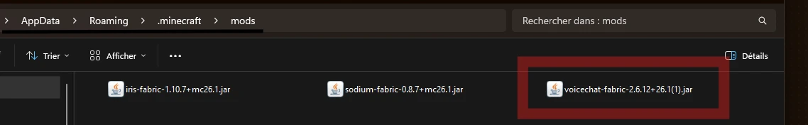 Dossier mods